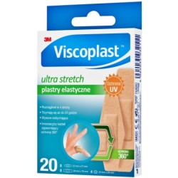 VISCOPLAST Plastry Elastyczne ULTRA STRETCH 20 szt