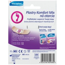 VISCOPLAST KOMFORT MIX na otarcia 6szt