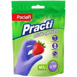 PACLAN Rekawiczki Nitrylowe  M/L  10 szt