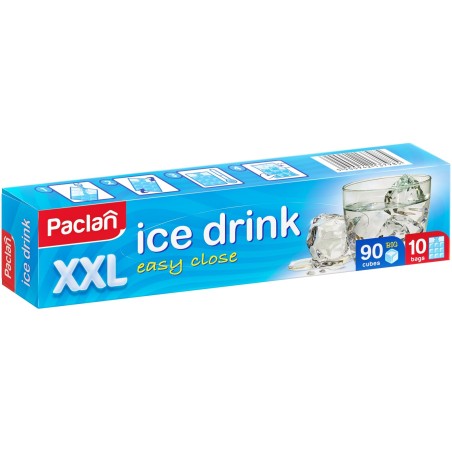 PACLAN woreczki do lodu Kartonik 90 szt XXL