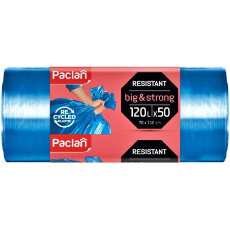 PACLAN Worki na Smieci 120l MOCNE 50 szt