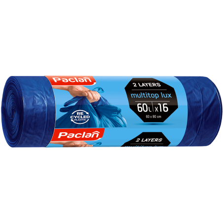 Worki na Smieci MULTITOP LUX 60L 16 szt