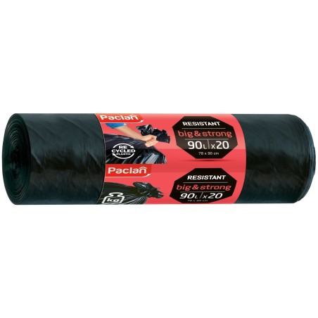Worki na Smieci PACLAN Big & Strong 90L 20 szt