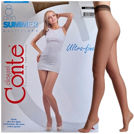 RAJSTOPY DAMSKIE CONTE 8 DEN SUMMER R2 NERO