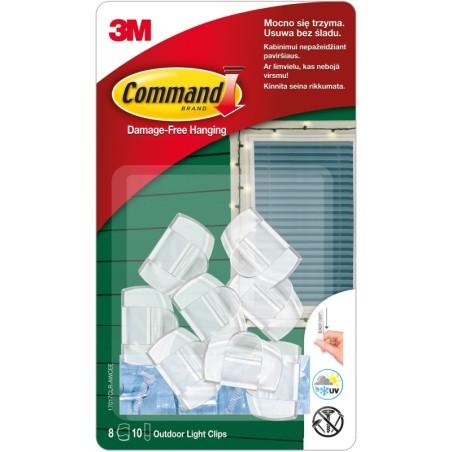 COMMAND OUTDOOR KLIPSY8 LAMPKI  17017