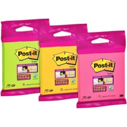 Karteczki POST-IT 76X76 75 Mix 3 kolory