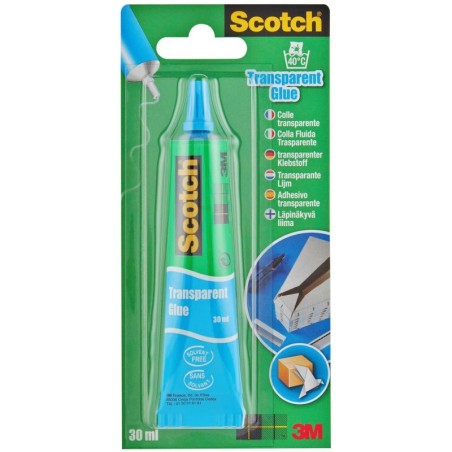 Klej W Płynie Scotch Clear przezroczysty 30 ml z precyzyjnym dozownikiem