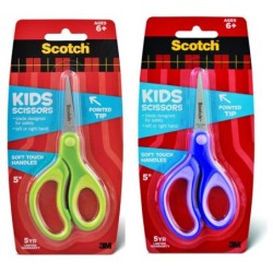 Nożyczki Scotch dla dzieci od 6 lat spiczaste ergonomiczne