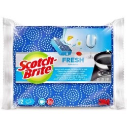 SCOTCH BRITE FRESH CZYŚCIK PŁASKI 2 SZT DO DELIKATNYCH