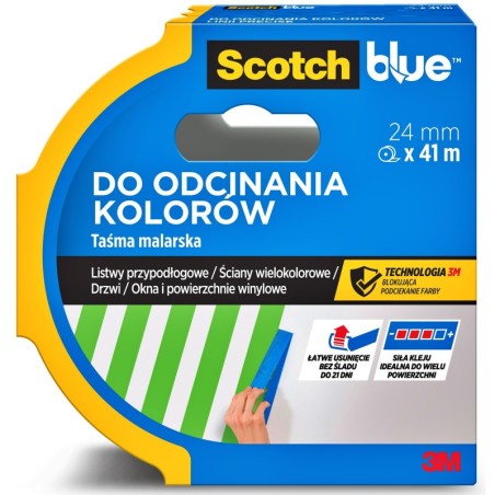SCOTCH TAŚMA MALARSKA BLUE DO ODCINANIA 24mm x 41m