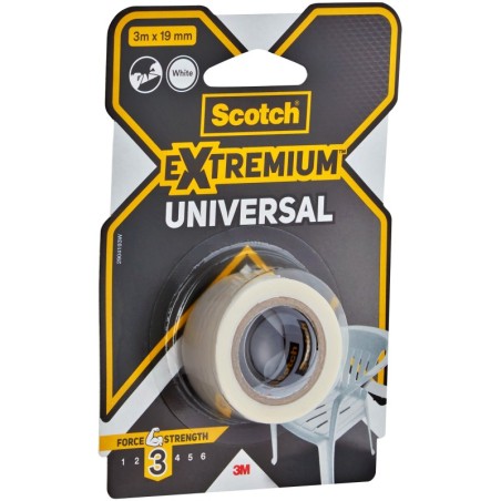 TAŚMA NAPRAWCZA SCOTCH UNIVERSAL WHITE 3m x 19mm