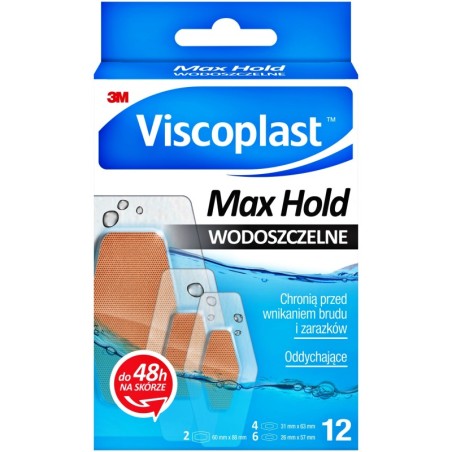 VISCOPLAST Max Hold wodoszczelne 12szt