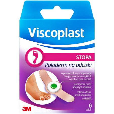 VISCOPLAST Plastry  Na Odciski 6szt