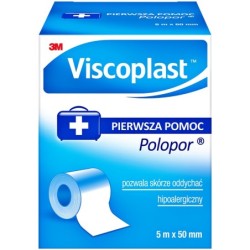 VISCOPLAST POLOPOR  przylepiec 5m*50mm