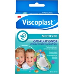 VISCOPLAST OPTI-PLAST JUNIOR DEKOROWANE Okulistyczne Plastry na Oko Ortopad