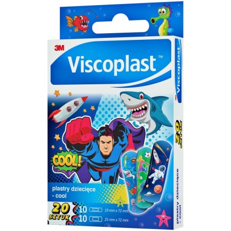 VISCOPLAST DEKOROWANE COOL 20szt