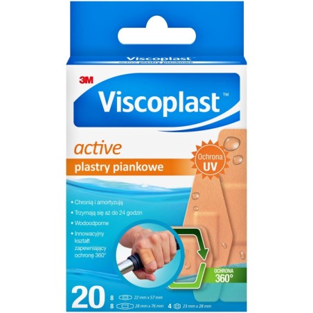 VISCOPLAST Plastry Piankowe Wodoodporne do 24h 20s