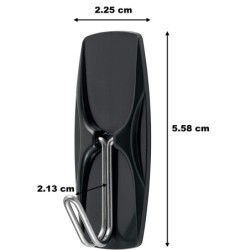 Haczyki COMMAND z uchwytem metalowym 17065 BLACK