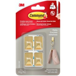Haczyki COMMAND METALOWE 4 SZT 17032G GOLD