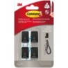 Haczyki Samoprzylepne Czarne COMMAND 4 szt 17032 BLACK
