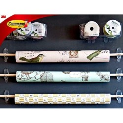 COMMAND 3M PRZEŹROCZYSTE HACZYKI ŚREDNIE 2SZT 17091