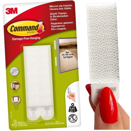 COMMAND 3M RZEPY DUŻE WĄSKIE 8 SZT 17207