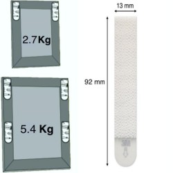 COMMAND 3M RZEPY DUŻE WĄSKIE 8 SZT 17207