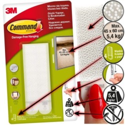 COMMAND 3M RZEPY DUŻE WĄSKIE 8 SZT 17207