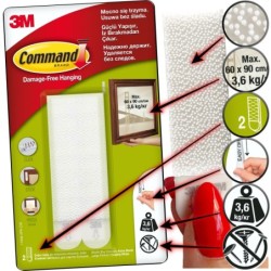 COMMAND RZEPY DUŻE DO RAMEK 4 SZT 3,6 KG 17206