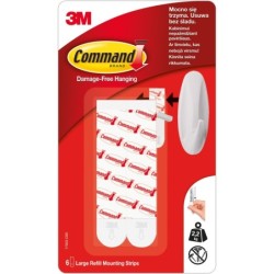 COMMAND 3M PASKI ZAPASOWE DUŻE 6 SZT 17023