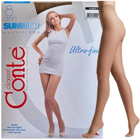 CONTE Rajstopy SUMMER - 8den-roz-3-bez