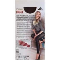 LEGINSY DAMSKIE WZORY CONTE CASCADE R3 CHOCOLATE