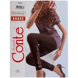 LEGINSY DAMSKIE WZORY CONTE GRACE R 170-98 CZARNE