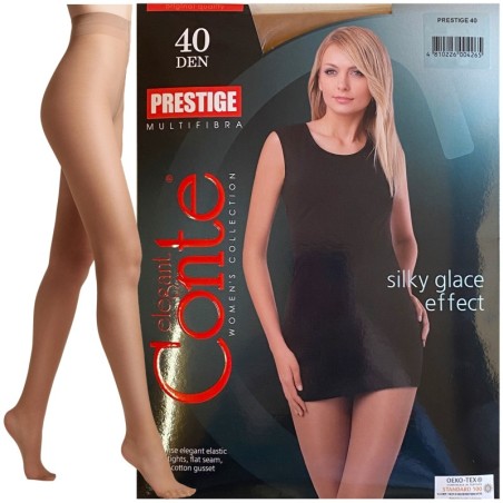 RAJSTOPY DAMSKIE CONTE 40 DEN PRESTIGE R3 NATURAL