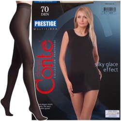 RAJSTOPY DAMSKIE CONTE 70 DEN PRESTIGE R5 NERO