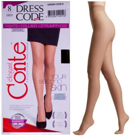 RAJSTOPY DAMSKIE CONTE 8 DEN DRESS CODE R2 BRAZ