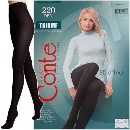 RAJSTOPY DAMSKIE CONTE 220 DEN TRIUMF R4 NERO