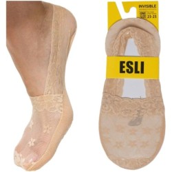 CONTE stopki ESLI -koronka-pudrowy        rose-r.23-25