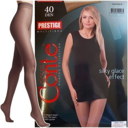 RAJSTOPY DAMSKIE CONTE 40 DEN PRESTIGE R6 FUMO