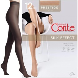 Rajstopy Damskie CONTE 12 den PRESTIGE R3 Nero