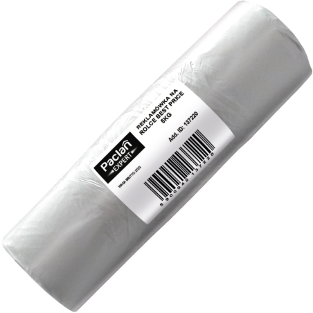 Paclan Expert Reklamówki Jednorazowe Zrywki 5kg | Rolka 120szt | HDPE