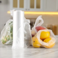 Paclan Expert Reklamówki Jednorazowe Zrywki 5kg | Rolka 120szt | HDPE