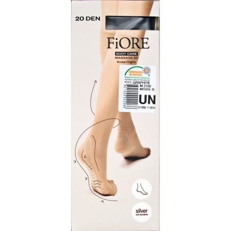 MASSAGE PODK MASAGE 20 den GRAPHITE 5901874303875