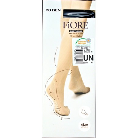 MASSAGE PODK MASAGE 20 den BLACK 5901874303875