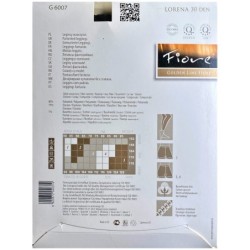 LORENA Leginsy Wzory FIORE 3D R2 BLACK