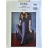 PASSAGE Rajstopy Wzory Grube FIORE 60DEN 3D R2 NAVY BLUE