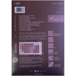 RAISA Rajstopy FIORE Microfibra 120 DEN 3D R4 PLUM