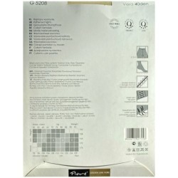 VERA Rajstopy Wzory FIORE 40 Den R3 BLACK