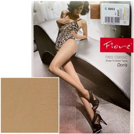 DORIS Rajstopy Damskie FIORE 8den R3 Light Natural