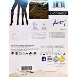 ABBY RAJSTOPY WZORY GABRIELLA 60 DEN R4 NERO/GREEN